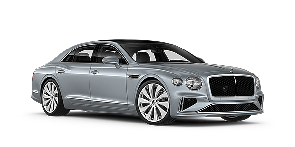 Bentley Manila New Bentley Flying Spur sedan front three quarter in Silverlake paint