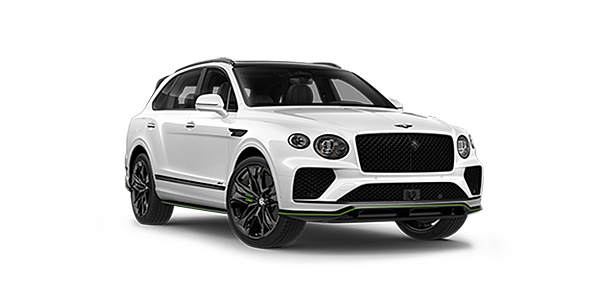 Bentley Manila Bentley Bentayga Speed SUV in Snow Quartz Pearlescent by Mulliner white paint