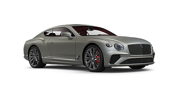 Bentley Manila Bentley GT Speed coupe in Extreme Silver paint front 34
