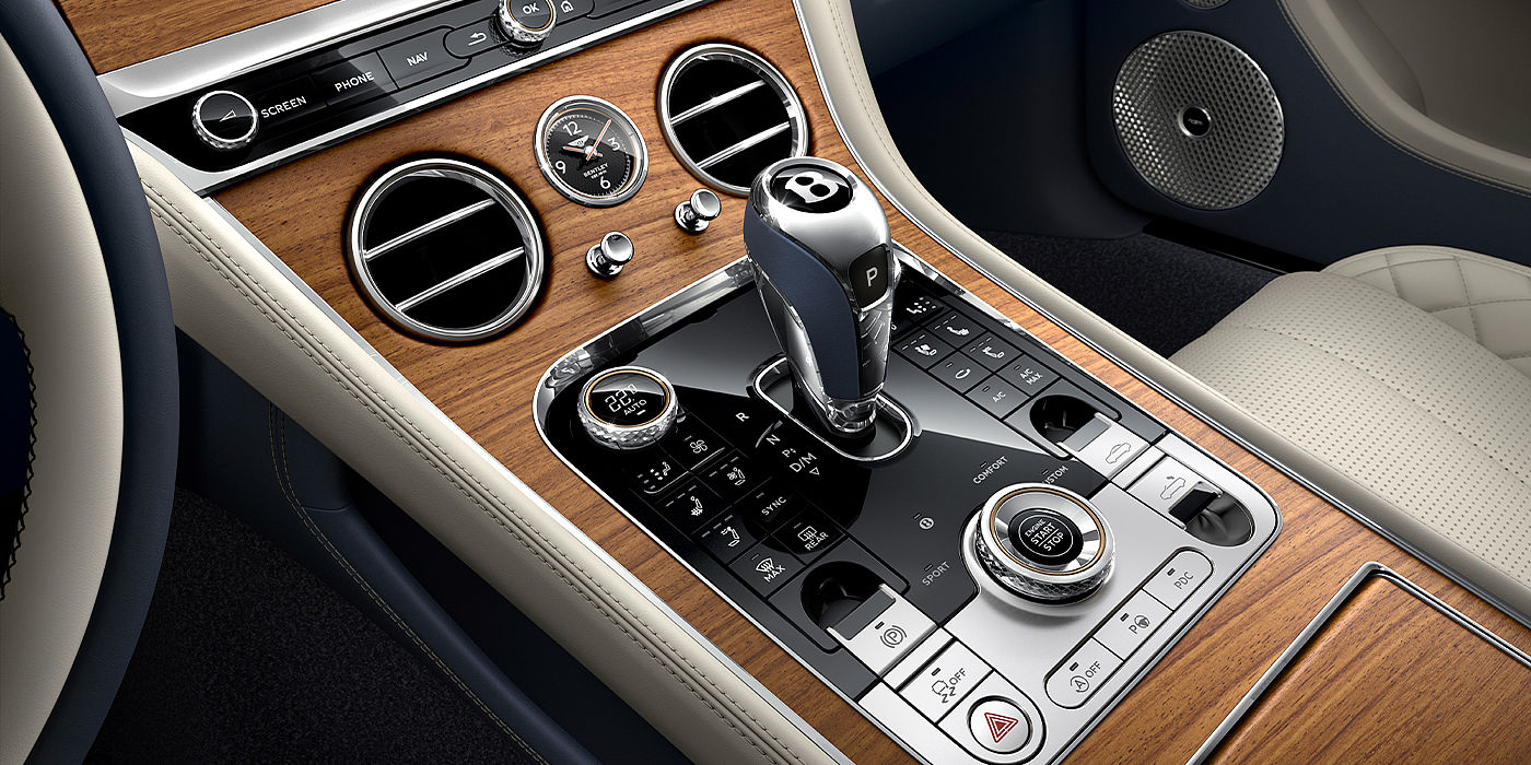 Bentley Manila Bentley Continental GTC Azure convertible front interior console detail